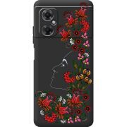 Черный чехол BoxFace Xiaomi Redmi Note 11R 3D Ukrainian Muse