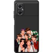 Черный чехол BoxFace Xiaomi Redmi Note 11R BTS