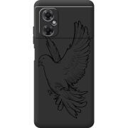 Черный чехол BoxFace Xiaomi Redmi Note 11R Dove