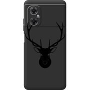 Черный чехол BoxFace Xiaomi Redmi Note 11R Deer