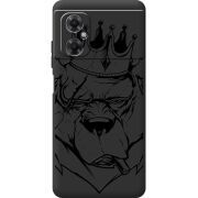 Черный чехол BoxFace Xiaomi Redmi Note 11R Bear King