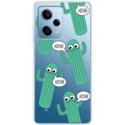 Прозрачный чехол BoxFace Xiaomi Redmi Note 12 Pro 5G с 3D-глазками HIYA