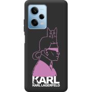 Черный чехол BoxFace Xiaomi Redmi Note 12 Pro Plus 5G Pink Karl