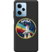 Черный чехол BoxFace Xiaomi Redmi Note 12 Pro Plus 5G NASA