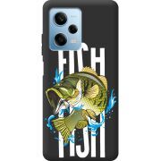 Черный чехол BoxFace Xiaomi Redmi Note 12 Pro Plus 5G Fish