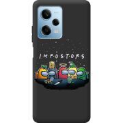 Черный чехол BoxFace Xiaomi Redmi Note 12 Pro Plus 5G Among Us Impostors