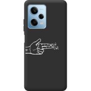 Черный чехол BoxFace Xiaomi Redmi Note 12 Pro Plus 5G Pew Pew