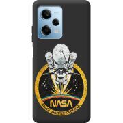 Черный чехол BoxFace Xiaomi Redmi Note 12 Pro Plus 5G NASA Spaceship