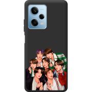 Черный чехол BoxFace Xiaomi Redmi Note 12 Pro Plus 5G BTS