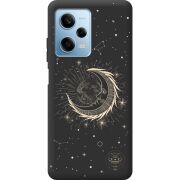 Черный чехол BoxFace Xiaomi Redmi Note 12 Pro Plus 5G Moon