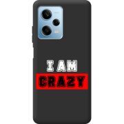 Черный чехол BoxFace Xiaomi Redmi Note 12 Pro Plus 5G I'm Crazy