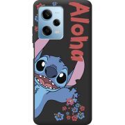 Черный чехол BoxFace Xiaomi Redmi Note 12 Pro Plus 5G Гавайський гість Stich