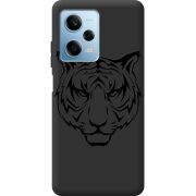 Черный чехол BoxFace Xiaomi Redmi Note 12 Pro Plus 5G Tiger