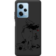 Черный чехол BoxFace Xiaomi Redmi Note 12 Pro Plus 5G 