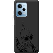 Черный чехол BoxFace Xiaomi Redmi Note 12 Pro Plus 5G 