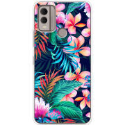 Чехол BoxFace Nokia C22 flowers in the tropics