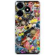 Чехол BoxFace Tecno Spark 10 Pro CS:Go Stickerbombing