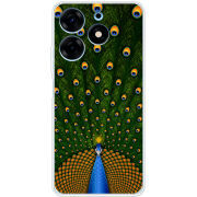 Чехол BoxFace Tecno Spark 10 Pro Peacocks Tail