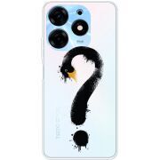 Прозрачный чехол BoxFace Tecno Spark 10 Pro Swan question