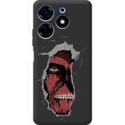 Черный чехол BoxFace Tecno Spark 10 Pro Нападение на Титана
