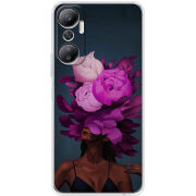 Чехол BoxFace Infinix Hot 20 4G Exquisite Purple Flowers