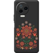Черный чехол BoxFace Infinix Note 12 Pro 4G Ukrainian Ornament