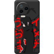 Черный чехол BoxFace Infinix Note 12 Pro 4G Учиха Итачи