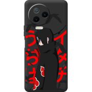 Черный чехол BoxFace Infinix Note 12 2023 Учиха Итачи
