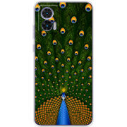 Чехол BoxFace Motorola Edge 30 Neo Peacocks Tail