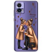 Прозрачный чехол BoxFace Motorola Edge 30 Neo Mommy Is My BFF