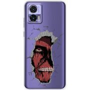 Прозрачный чехол BoxFace Motorola Edge 30 Neo Нападение Титана
