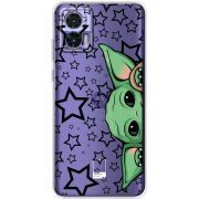 Прозрачный чехол BoxFace Motorola Edge 30 Neo Baby Yoda