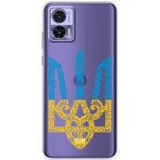 Прозрачный чехол BoxFace Motorola Edge 30 Neo Gold Trident