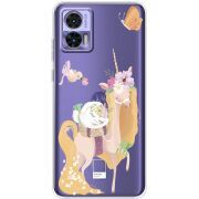 Прозрачный чехол BoxFace Motorola Edge 30 Neo Uni Blonde