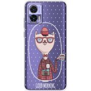 Прозрачный чехол BoxFace Motorola Edge 30 Neo Good Morning