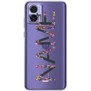 Прозрачный чехол BoxFace Motorola Edge 30 Neo Именной
