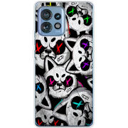 Чехол BoxFace Motorola Edge 40 Pro Monster meow