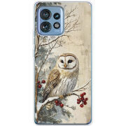 Чехол BoxFace Motorola Edge 40 Pro Christmas Owl