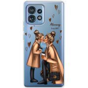 Прозрачный чехол BoxFace Motorola Edge 40 Pro Mommy Is My BFF