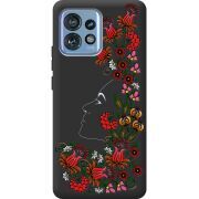 Черный чехол BoxFace Motorola Edge 40 Pro 3D Ukrainian Muse