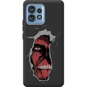 Черный чехол BoxFace Motorola Edge 40 Pro Нападение на Титана