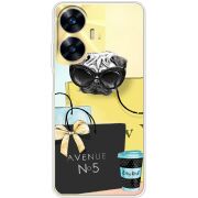 Прозрачный чехол BoxFace Realme C55 Fashion Pug