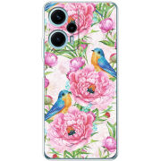 Чехол BoxFace Poco F5 Birds and Flowers