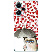 Чехол BoxFace Poco F5 Raining Hearts