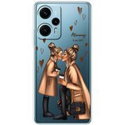 Прозрачный чехол BoxFace Poco F5 Mommy Is My BFF