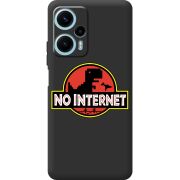 Черный чехол BoxFace Poco F5 No Internet
