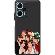 Черный чехол BoxFace Poco F5 BTS