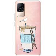 Прозрачный чехол BoxFace Xiaomi Civi / Civi 1S Segull in Cofee Pool