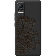 Черный чехол BoxFace Xiaomi Civi / Civi 1S Chinese Dragon