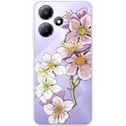 Прозрачный чехол BoxFace Infinix Hot 30 Play Cherry Blossom